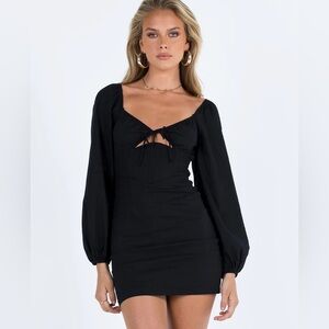 Princess Polly Treacy Long Sleeve Mini Dress